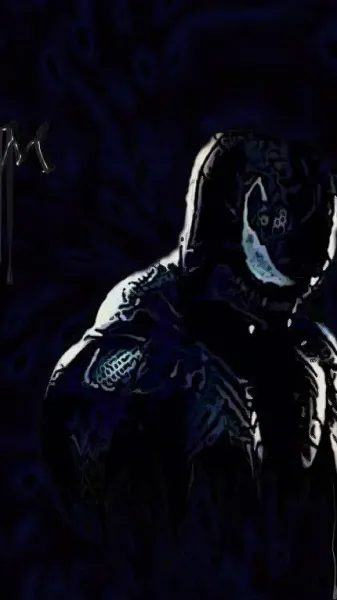 عکس پروفایل مرد عنکبوتی سیاه