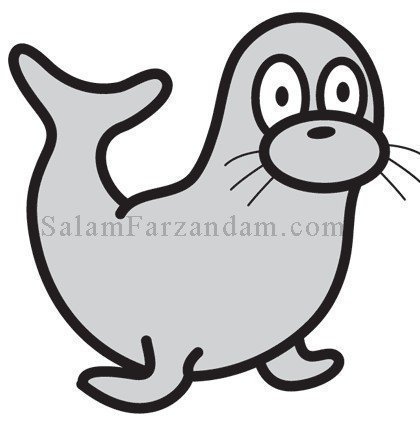  عکس شیر دریایی کارتونی