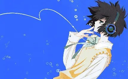  عکس انیمه دختر با هدفون