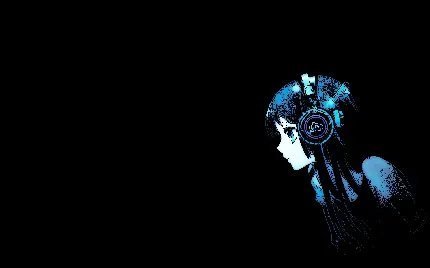  عکس پس زمینه انیمه دختر با هدفون