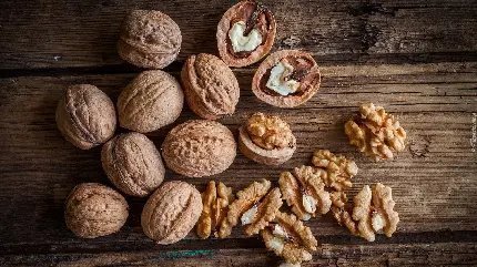  عکس گردو و مغز گردو با کیفیت بالا