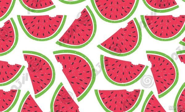  عکس هندوانه قاچ شده کارتونی