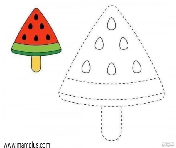  عکس هندوانه نقاشی