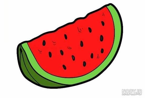  عکس هندوانه نقاشی