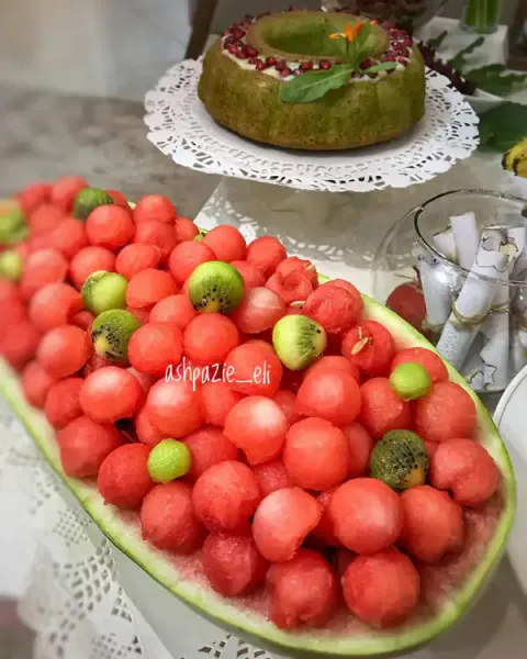  عکس ظرف هندوانه لاکچری