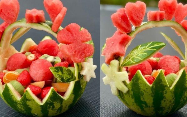 عکس هندوانه تزیین شده شیک