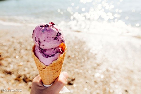  عکس بستنی لاکچری