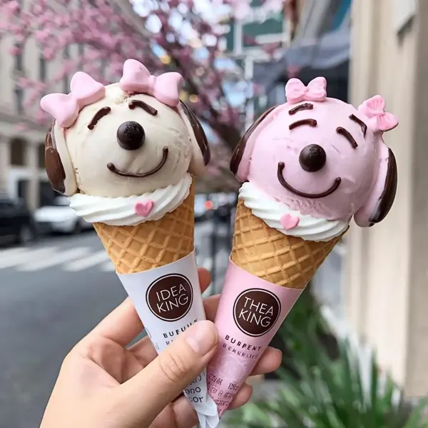  عکس بستنی قیفی خارجی