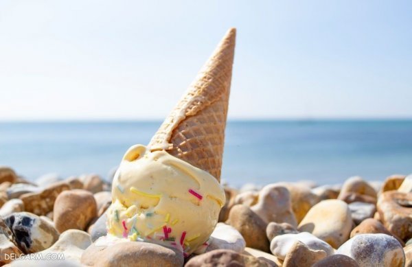  عکس بستنی توت فرنگی