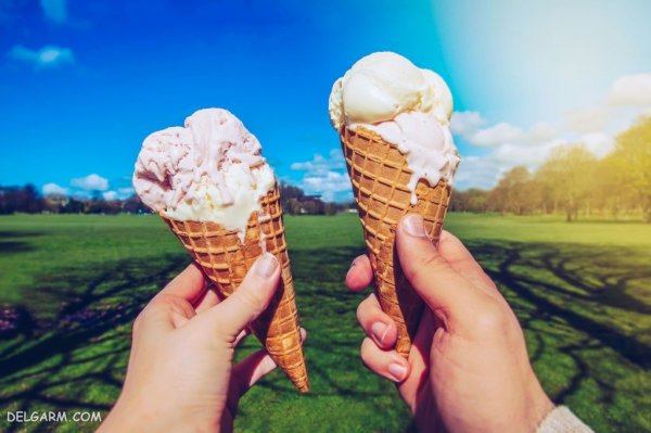  عکس بستنی برای استوری