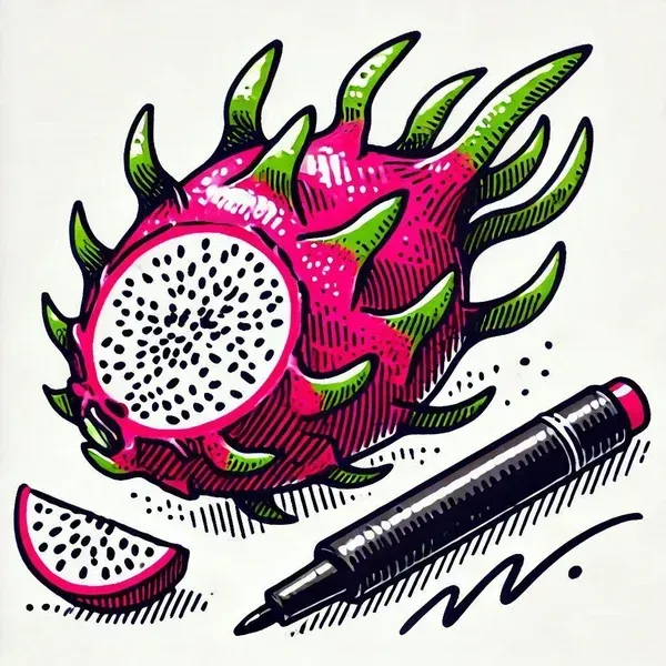 عکس میوه اژدها فانتزی