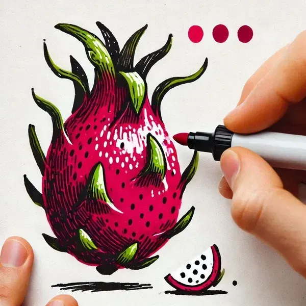  عکس میوه اژدها فانتزی