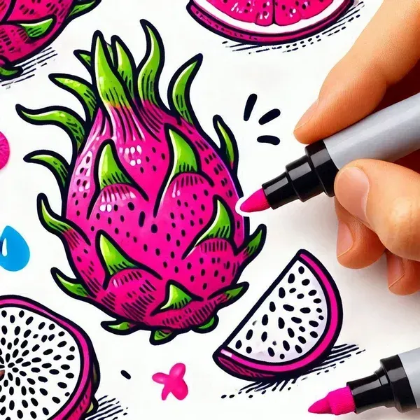  عکس میوه اژدها فانتزی