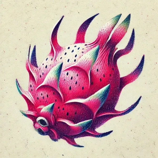  عکس میوه اژدها فانتزی