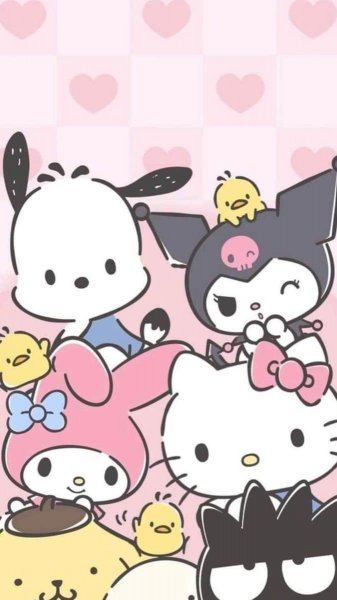 عکس هلو کیتی و دوستان
