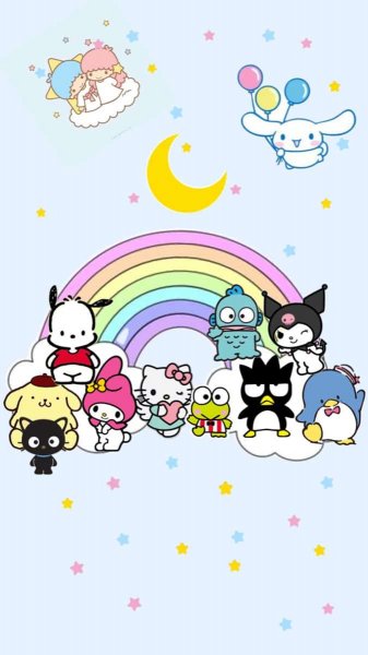  عکس هلو کیتی و دوستان
