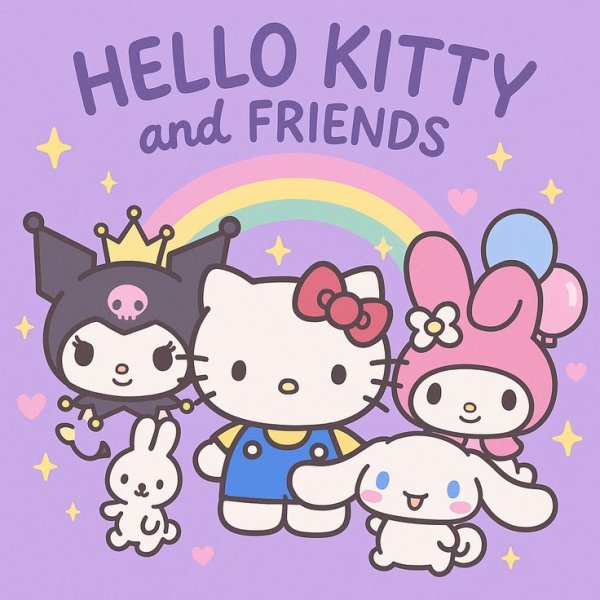  عکس هلو کیتی و دوستان