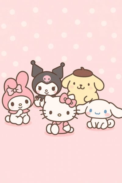 عکس هلو کیتی و دوستان