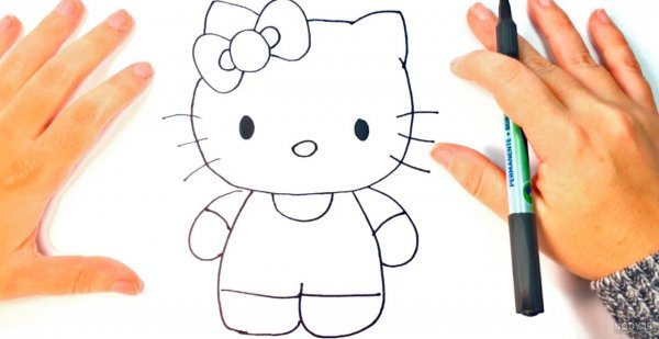  عکس هلو کیتی برای نقاشی