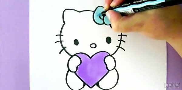  عکس هلو کیتی برای نقاشی