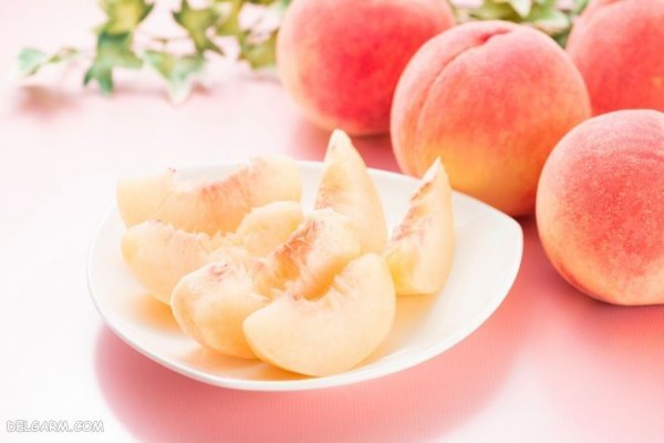  عکس هلو قرمز و خوشمزه