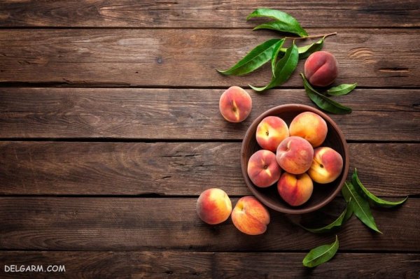 عکس هلو زعفرانی