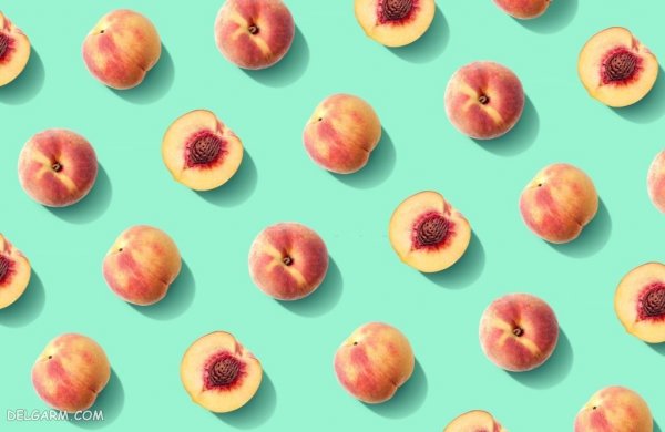 عکس هلو زعفرانی