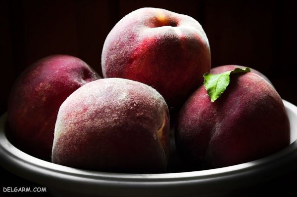 عکس هلو زعفرانی