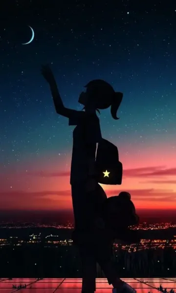  زیباترین والپیپر دختر انیمه ای با کیفیت اچ دی