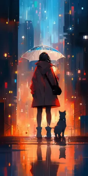  زیباترین والپیپر دختر انیمه ای با کیفیت اچ دی