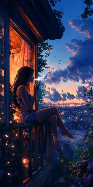  تصویر زمینه خفن دختر انیمه ای