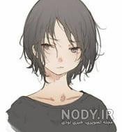 والپیپر دختر انیمه ای با موی کوتاه