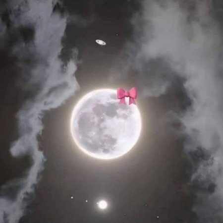 عکس ماه در شب واقعی