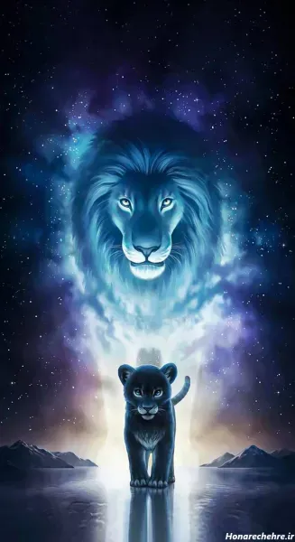 زیباترین عکس شیر جنگل