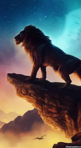 زیباترین عکس شیر جنگل