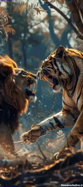 زیباترین عکس شیر جنگل