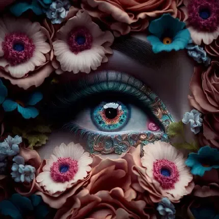 عکس چشم فیک برای پروفایل