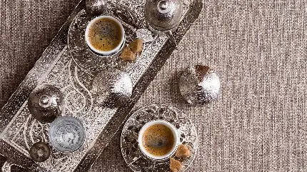 عکس قهوه برای استوری فیک