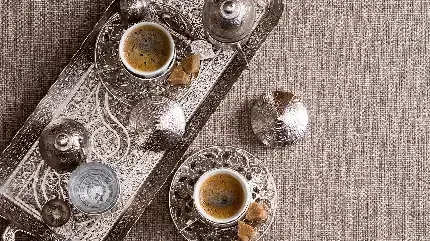 عکس فنجان قهوه و تنهایی