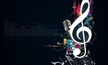  دانلود عکس فانتزی نت موسیقی