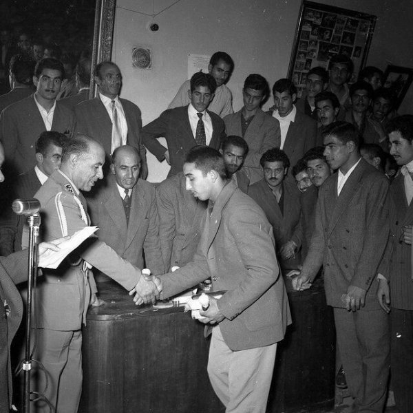  عکس کشتی گیران قدیمی ایران