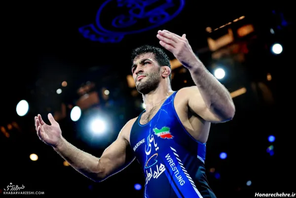  عکس کشتی گیر حسن یزدانی