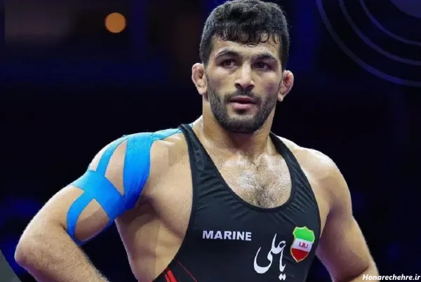  عکس کشتی گیر حسن یزدانی