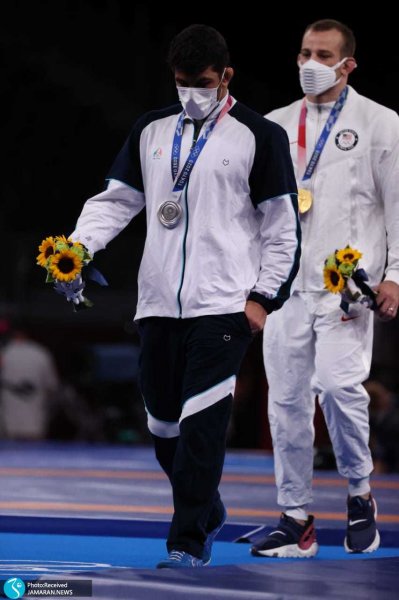  عکس حسن یزدانی با مدال طلا