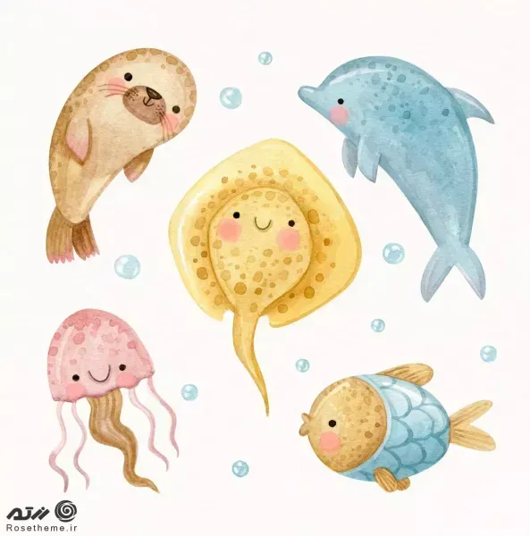  عکس پروفایل ماهی های کارتونی