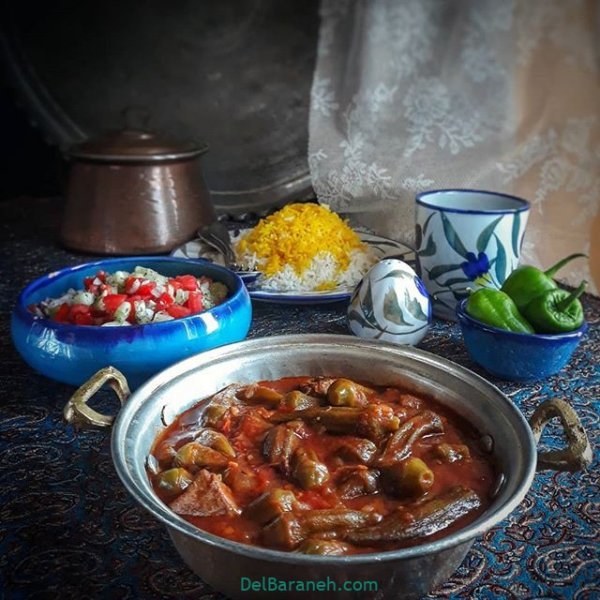 عکس از سفره غذاهای ایرانی