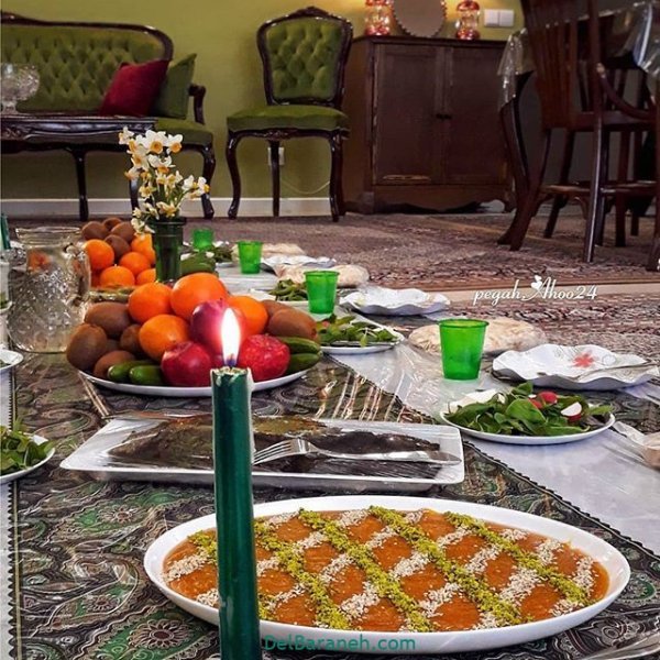  عکس از سفره غذاهای ایرانی