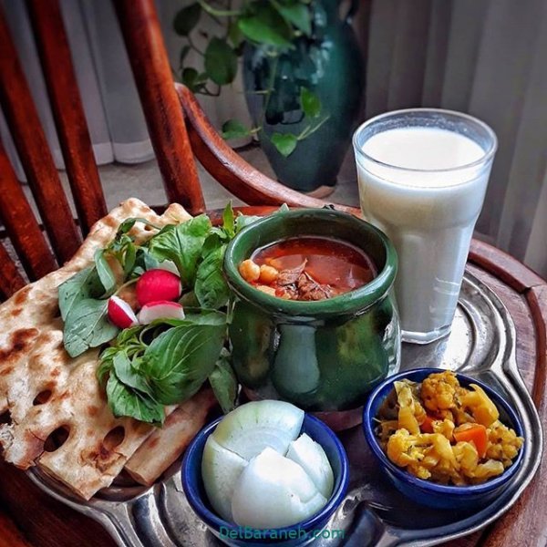  عکس از سفره غذاهای ایرانی