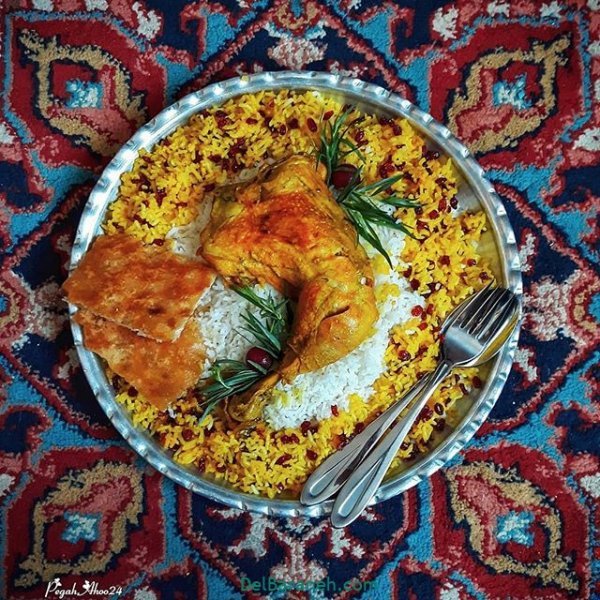  عکس از سفره غذاهای ایرانی