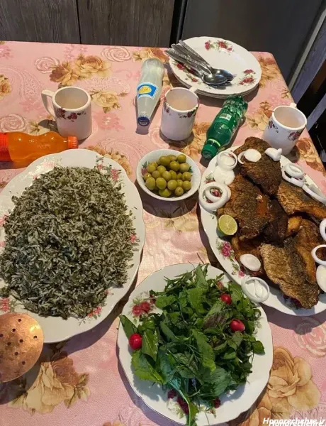  عکس سفره غذای ایرانی ساده